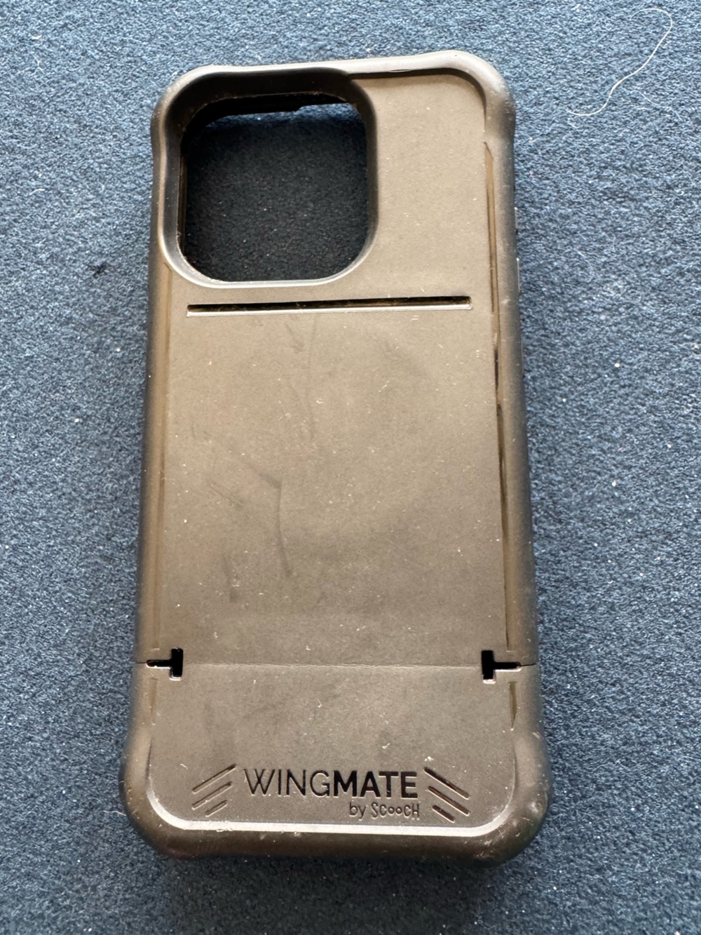 WINGMATE by Scooch-Protective iPhone 15 Pro Case that holds credit,debit cards..
